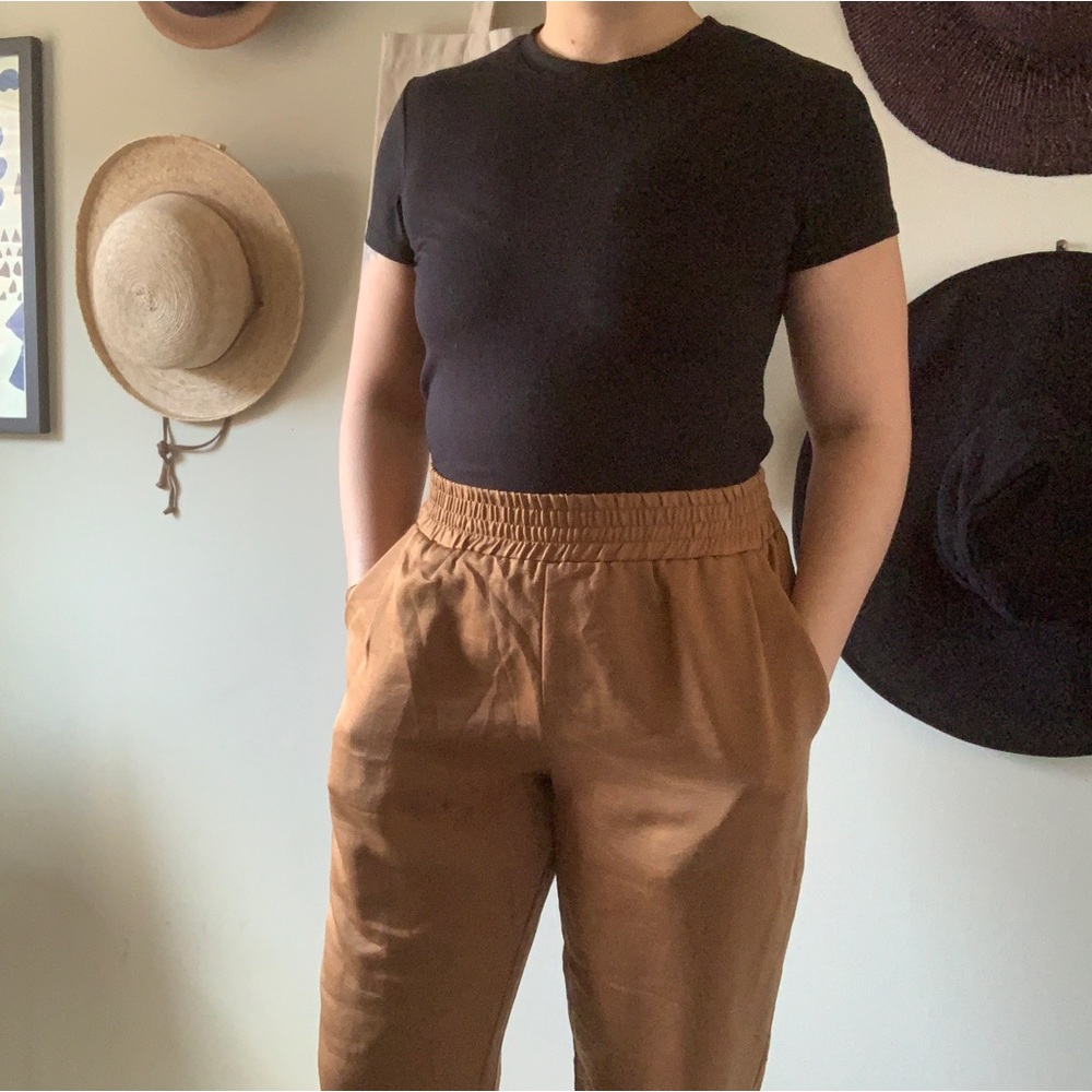 Bronze comfy/chic pant